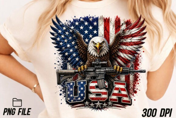 Download Eagle USA Flag Patriotic 4th of July Png - Usa Collection