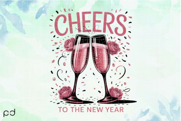 Download CHEERS to the NEW YEAR Graphics - New year graphics Collection