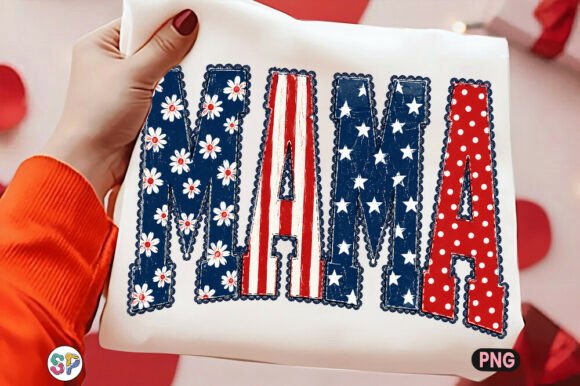 Download Floral Mama USA PNG, American Mom Shirt - Usa Collection