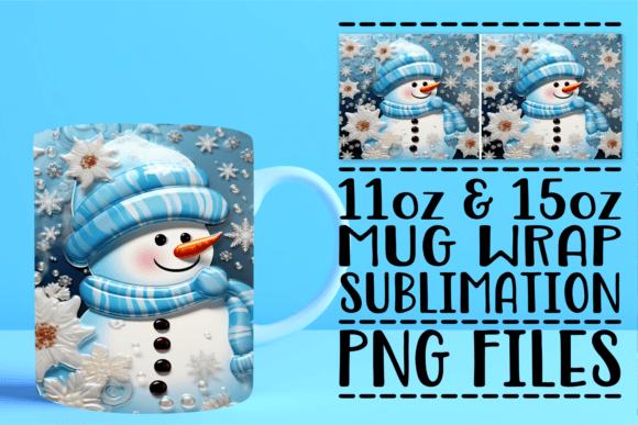 Download Winter Holiday 3D Mug Sublimation Design - Winter Collection