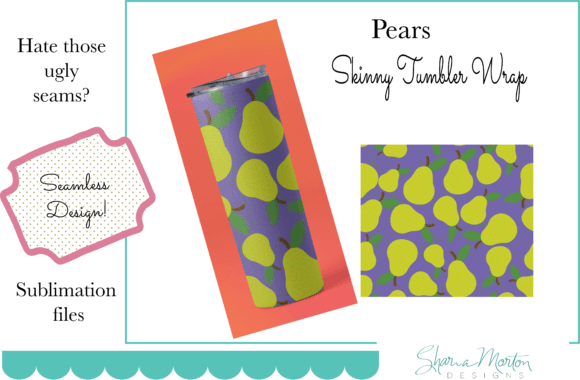 Download 20 Oz Tumbler Wrap Pears Sublimation - Premium Resources