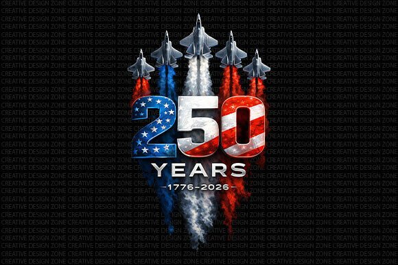 Download USA 250 Years Patriotic Jets PNG - Usa Collection