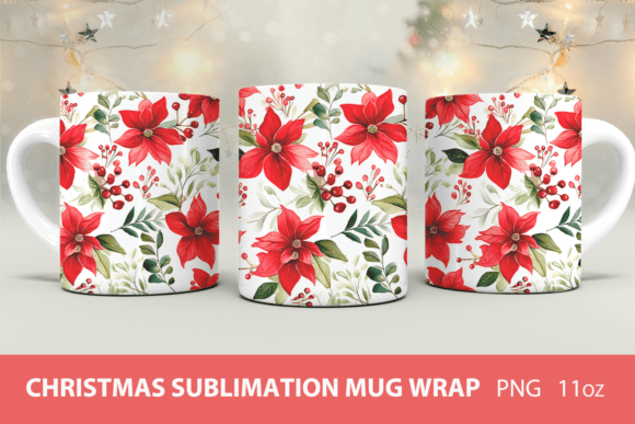 Download Christmas Sublimation Mug Wrap - Sublimation mug Collection