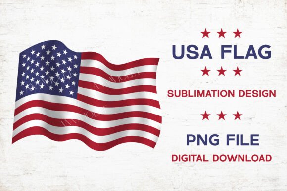 Download USA Flag PNG Sublimation | American Flag - Usa Collection