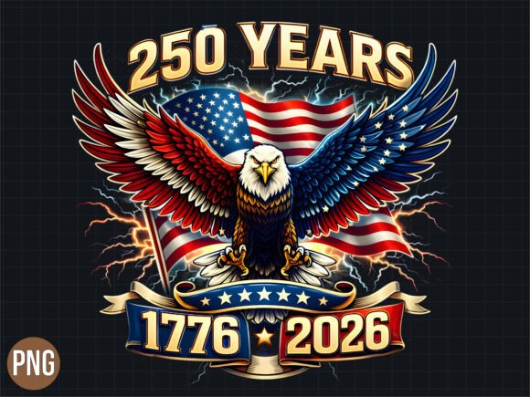 Download 250 Years Eagle 1776 2026 USA PND SHIRT - Usa Collection