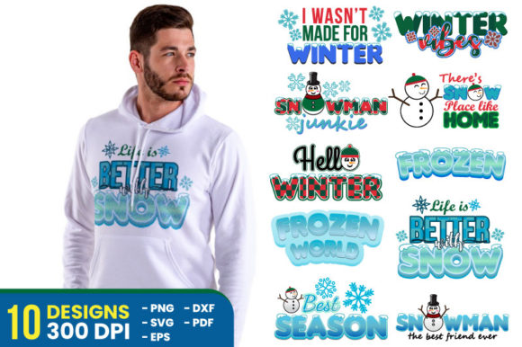 Download Winter Sublimation Designs Bundle - Winter Collection